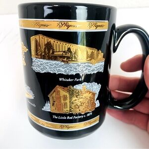 Vintage R.J. Reynolds Promotional Black/Gold Mug 16oz